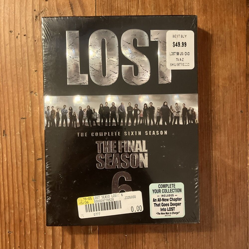 Lost: The Complete Sixth Season (DVD, 2010, 5-Disc Set) NEW SEALED